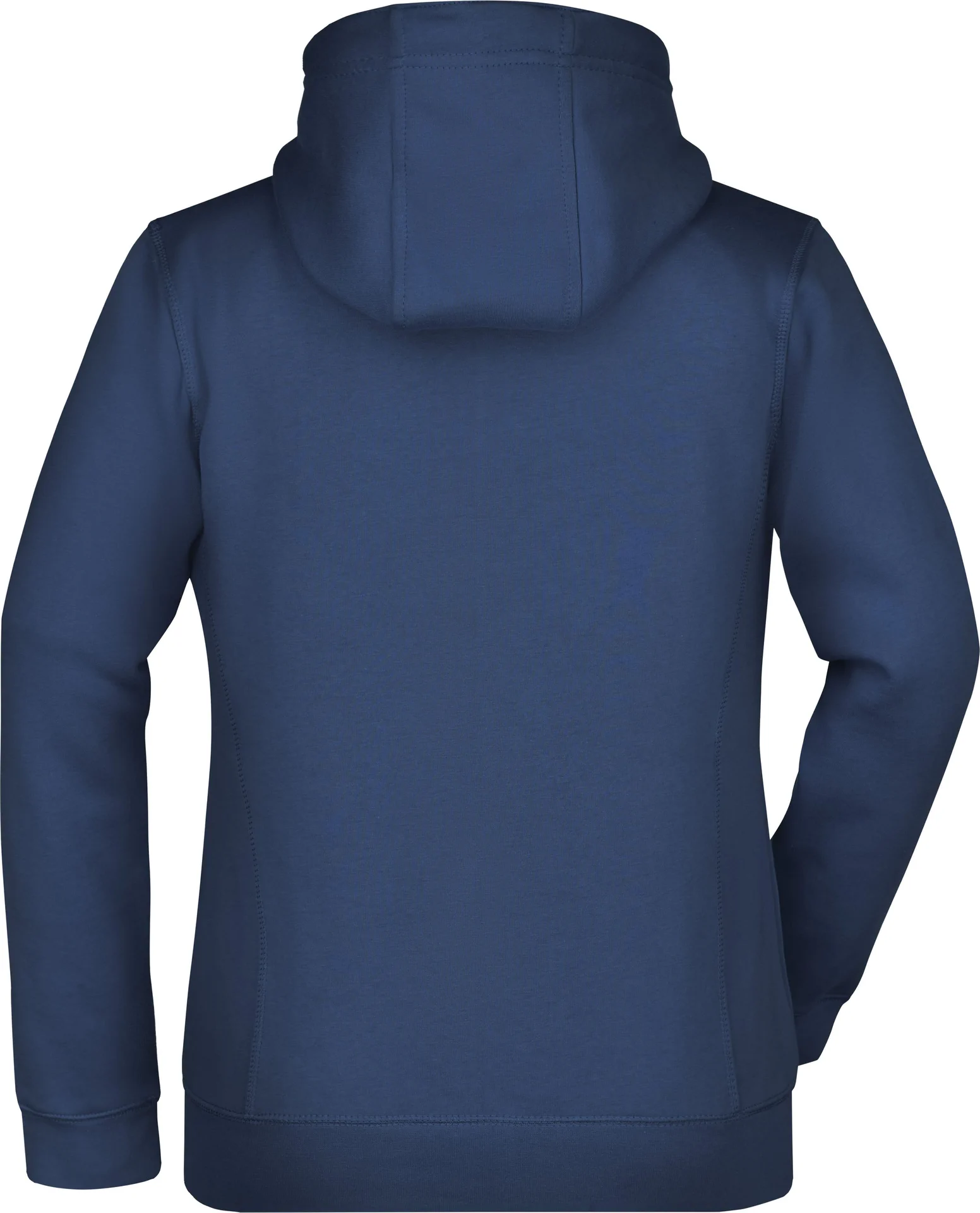 jn354-ladies-doubleface-jacket-navy-aqua-back-5 James & Nicholson Ladies Doubleface Jacket