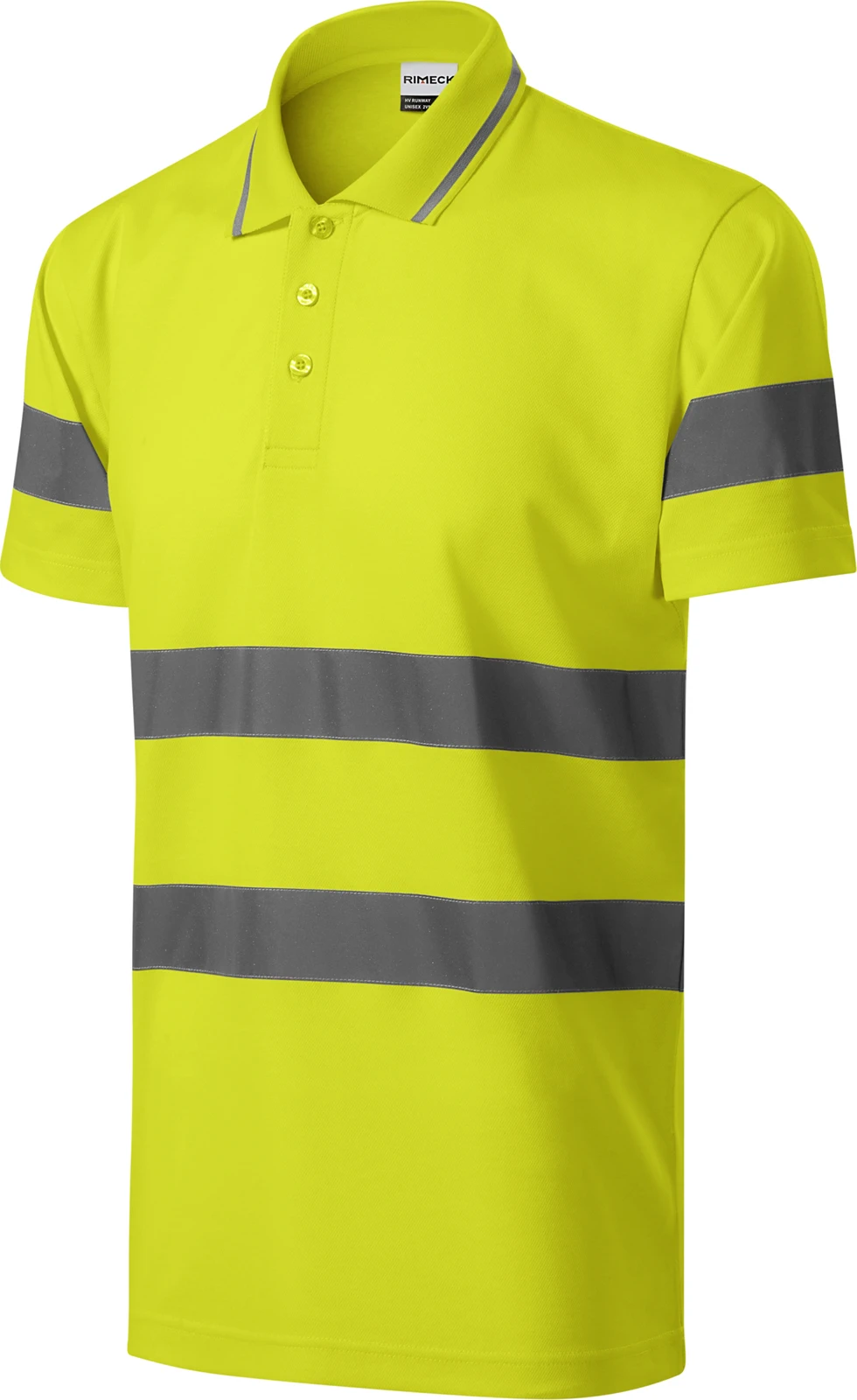 rimeck-2v9-polohemd-hv-runway-fluoreszierendesgelb-left-3 RIMECK Polo-Shirt HV Runway 2V9