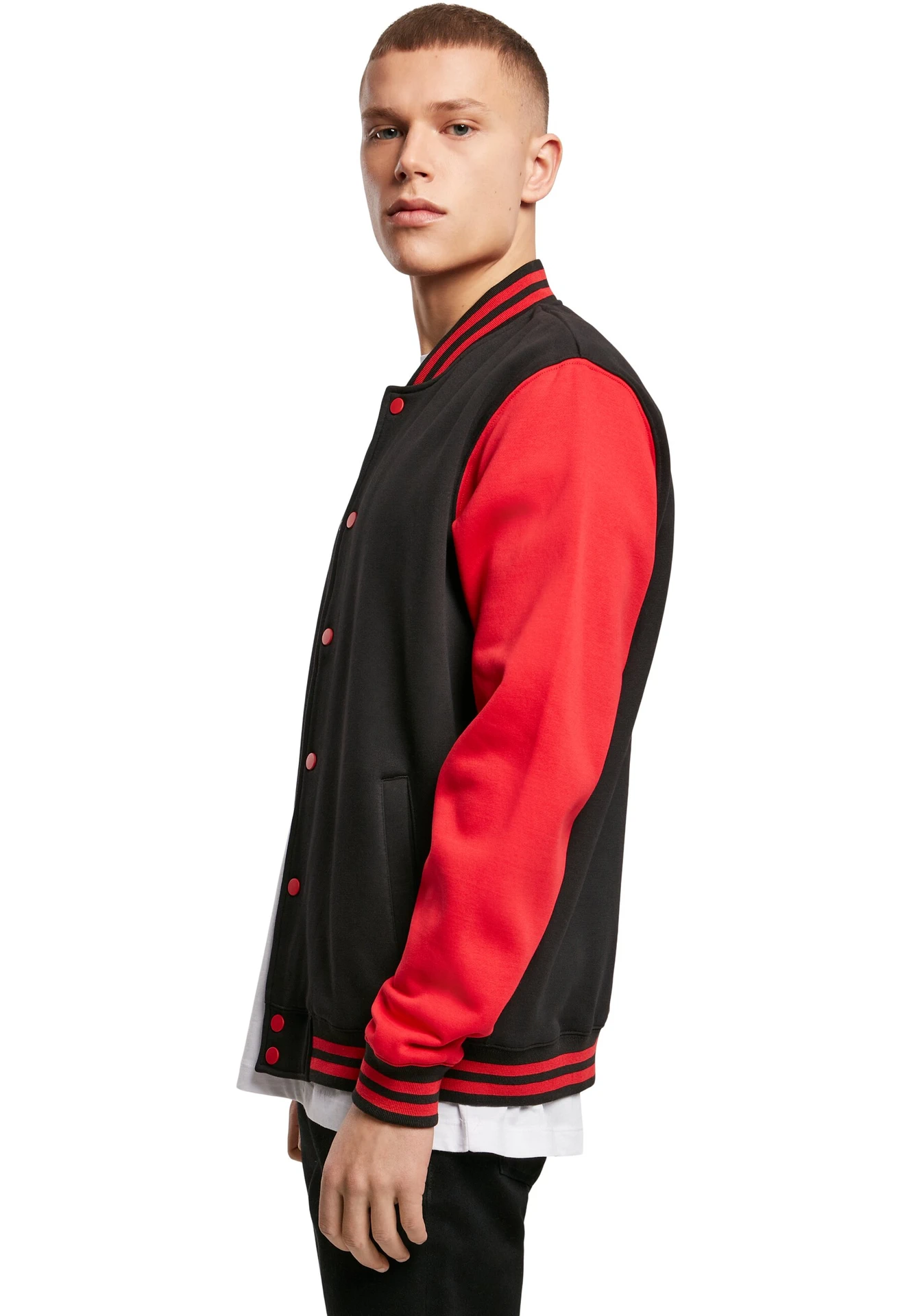 Build Your Brand Sweat College Jacket