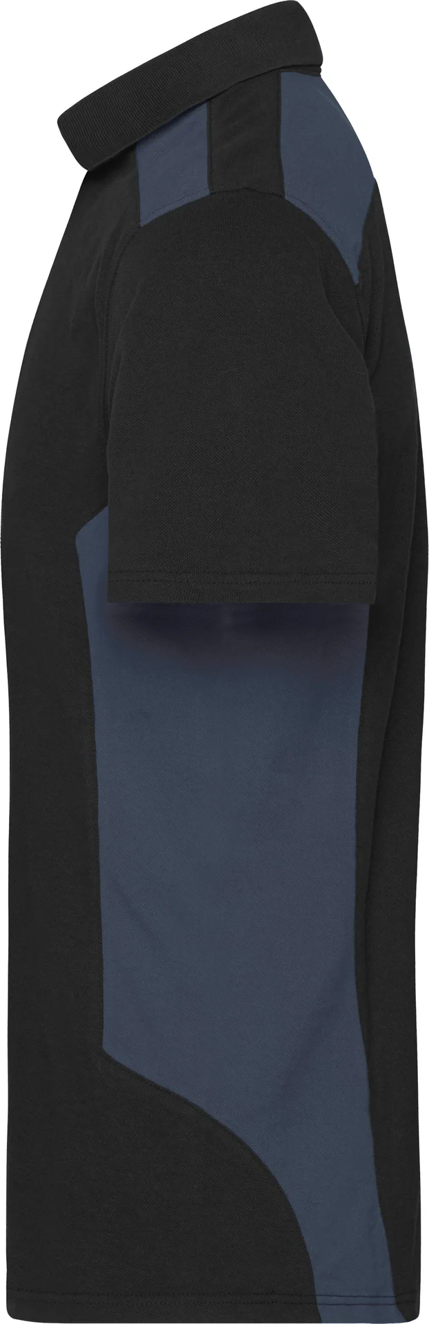 jn1826-mens-workwear-poloshirt-black-carbon-left-4 James & Nicholson Men's Workwear Polo Strong