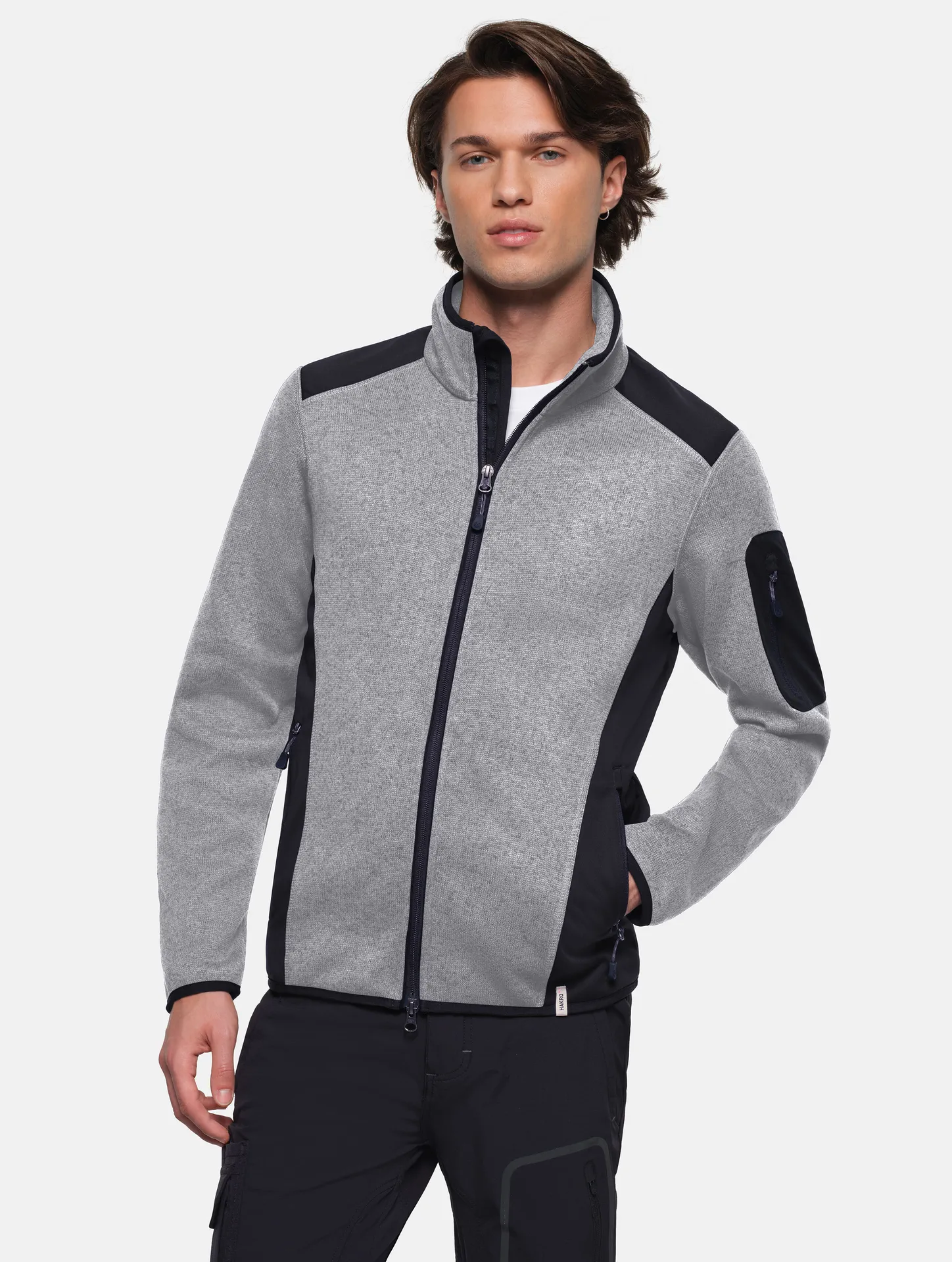 HAKRO Strickfleece-Jacke 836 Dawson