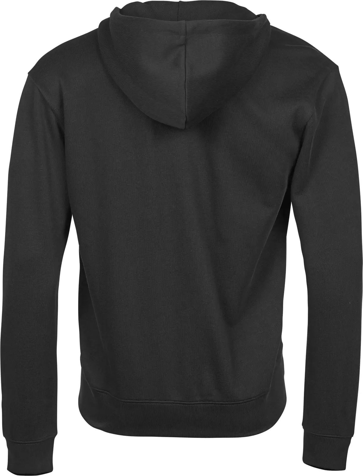 tee-jays-5508-ribbed-interlock-hooded-full-zip-black-back-3 Tee Jays Ribbed Interlock Hooded Full Zip