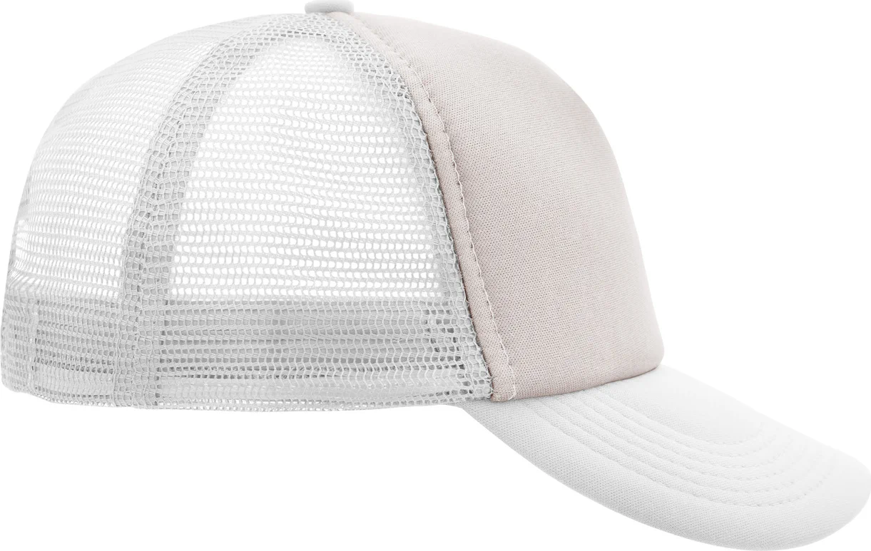daiber-mb070-5-panel-polyester-mesh-cap-lightgrey-white-right-6 myrtle beach 5-Panel Polyester Mesh Cap