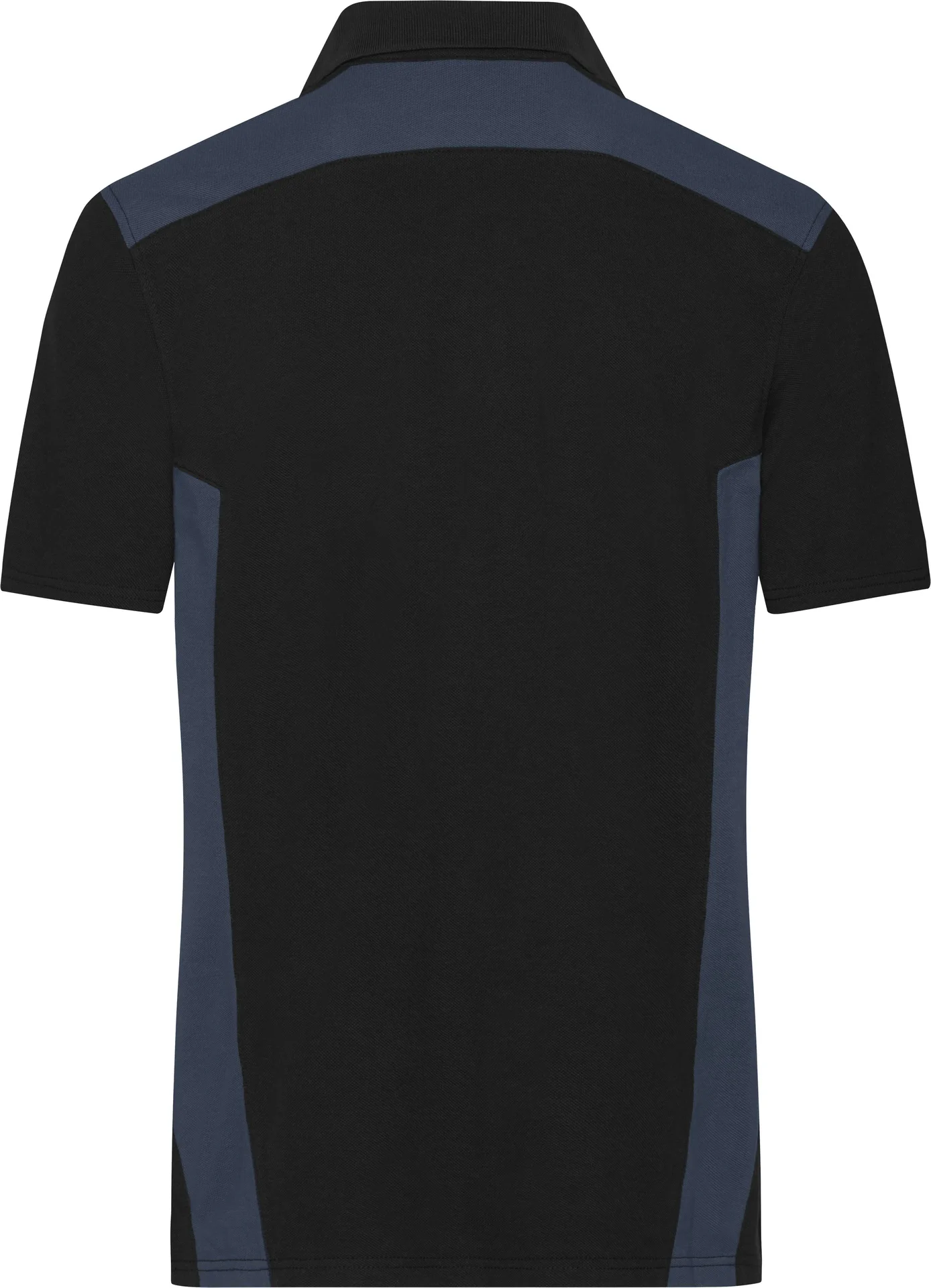 jn1826-mens-workwear-poloshirt-black-carbon-back-5 James & Nicholson Men's Workwear Polo Strong