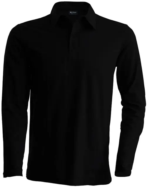 Kariban Herren Piqué Polo langarm