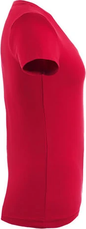 promodoro-3086-womens-slim-fit-v-neck-t-shirt-firered-side-5 Promodoro Women's Slim Fit V-Neck-T