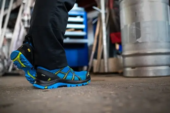 HAIX Sicherheitsschuh BLACK EAGLE SAFETY BLUE/CITRUS LOW S3 HAIX Sicherheitsschuh BLACK EAGLE SAFETY BLUE/CITRUS LOW S3