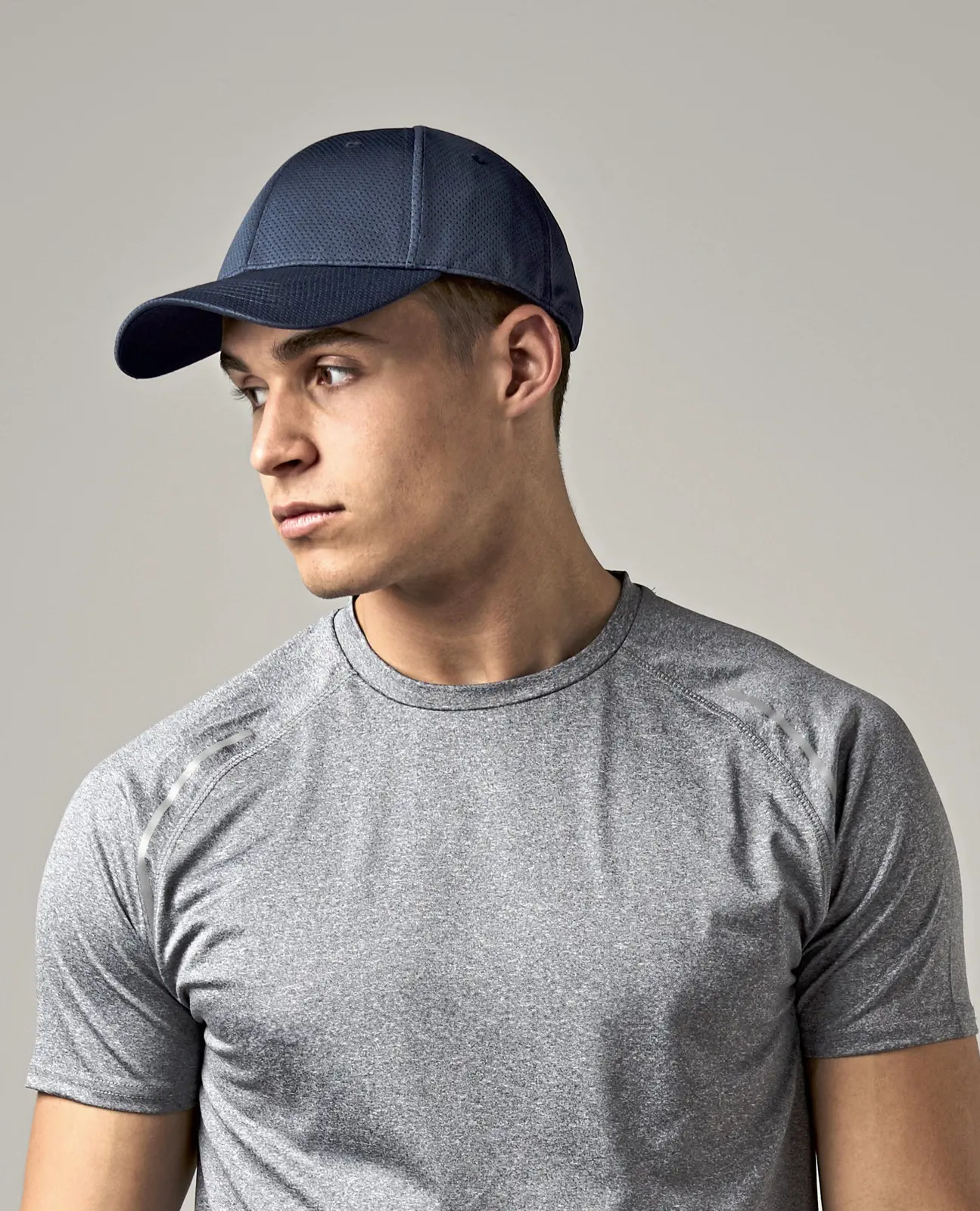 beechfield-b196-air-mesh-6-panel-cap-model-0 Beechfield Air Mesh 6 Panel Cap