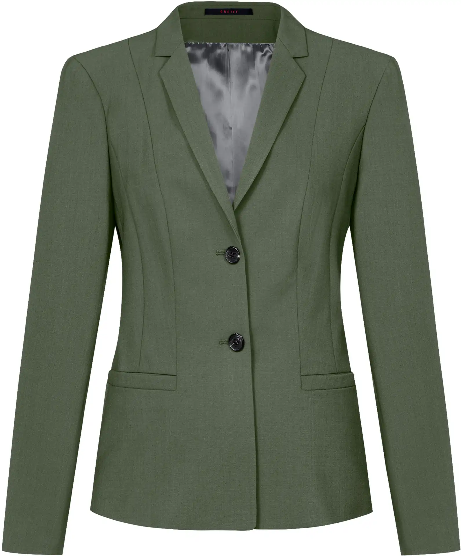 greiff-1454-damen-blazer-rf-premium_olivgruen_147-front-2 GREIFF Damen Blazer PREMIUM Regular Fit