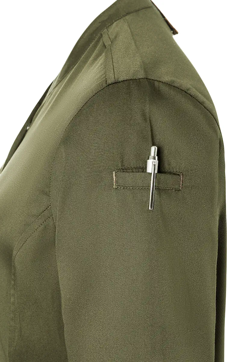 karlowsky-jf26-damenkochjacke-green-generation-mossgreen-detail-8 KARLOWSKY Damenkochjacke Green-Generation