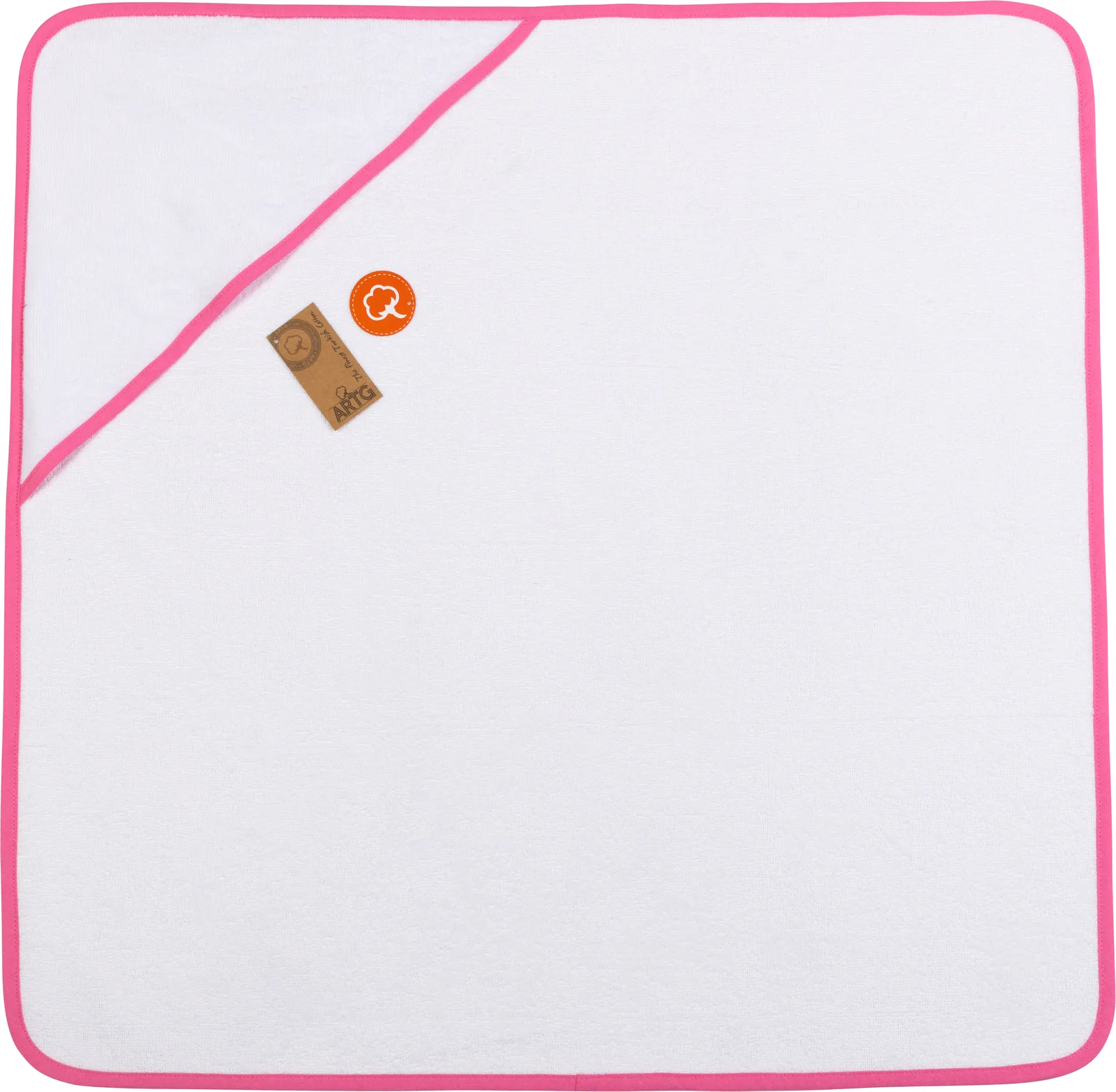 artg-ar892-babiezz-all-over-sublimation-hooded-towel-white-pink-front-1 ARTG Babiezz® ALL-Over Sublimation Hooded Towel