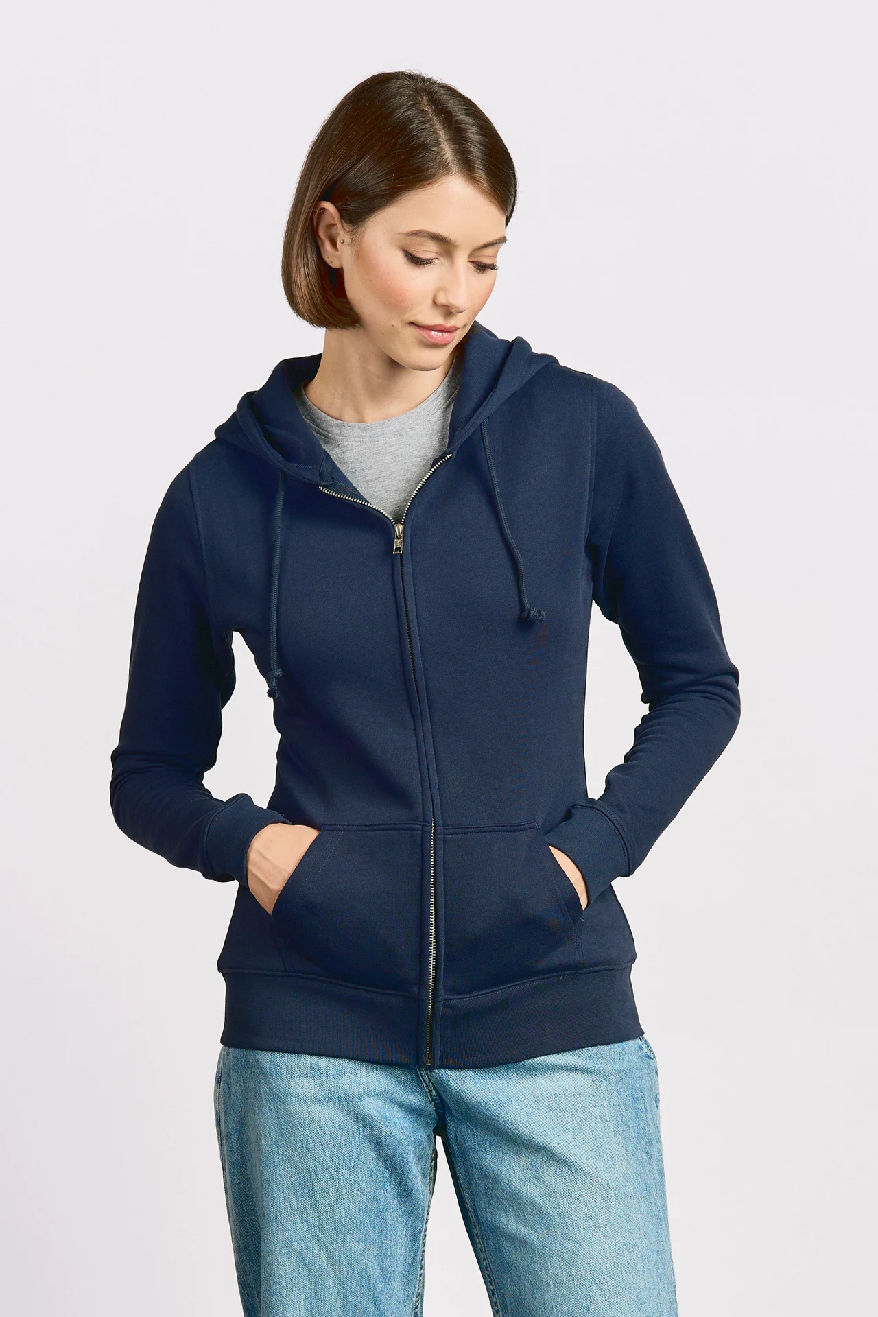 Promodoro Women's Hoody Jacket 80/20