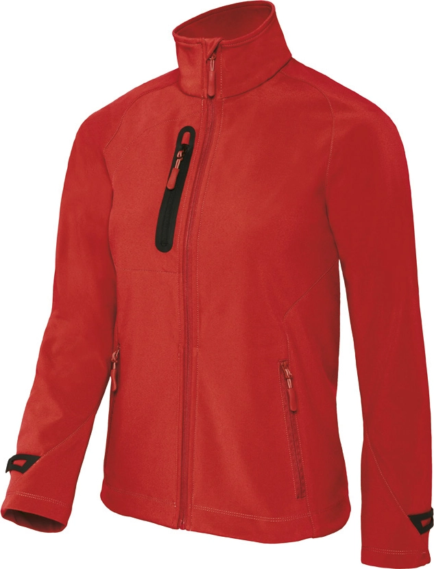 BC-JW938-X-Lite-Softshell-women-deepred-front-4 B&C High Performance X-Lite Softshelljacke Women