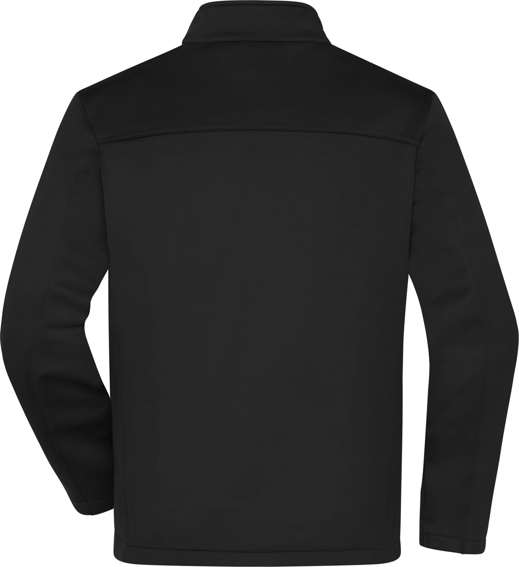 jn1172-mens-softshell-jacket-black-back-5 James & Nicholson Men's Softshell Jacket