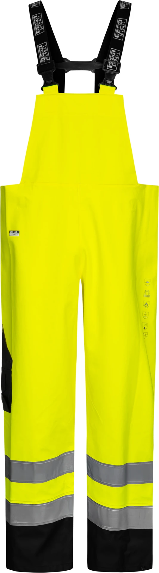 lyngsoe-arc-lr4059-multinorm-hi-vis-latzhose-leuchtgelb-navy-front-1 Lyngsøe ARC-LR4059 Multinorm Hi-Vis Latzhose