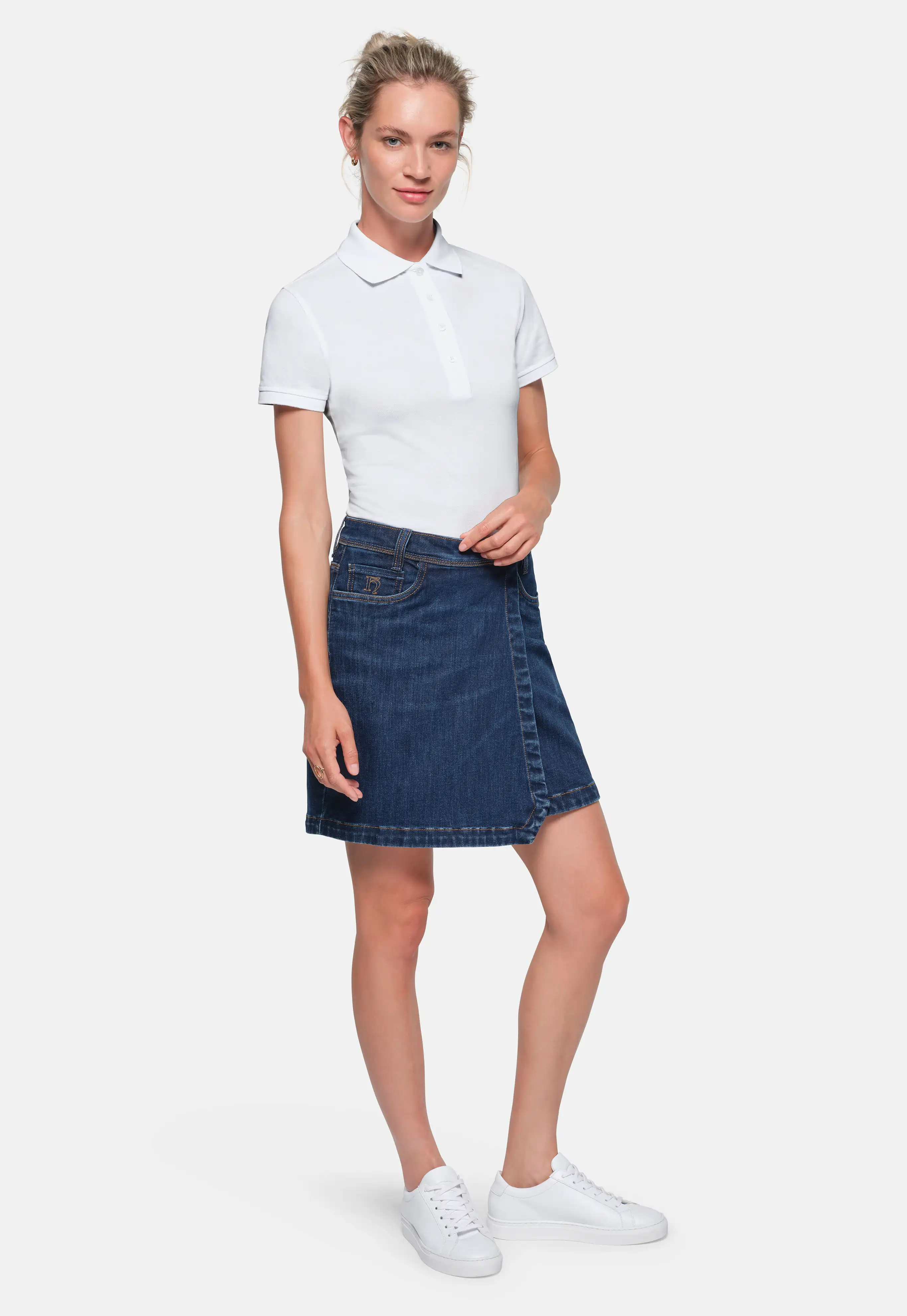 HAKRO Damen 5-Pocket-Jeansskort X-Stretch 732 ECO HAKRO Damen 5-Pocket-Jeansskort X-Stretch 732 ECO