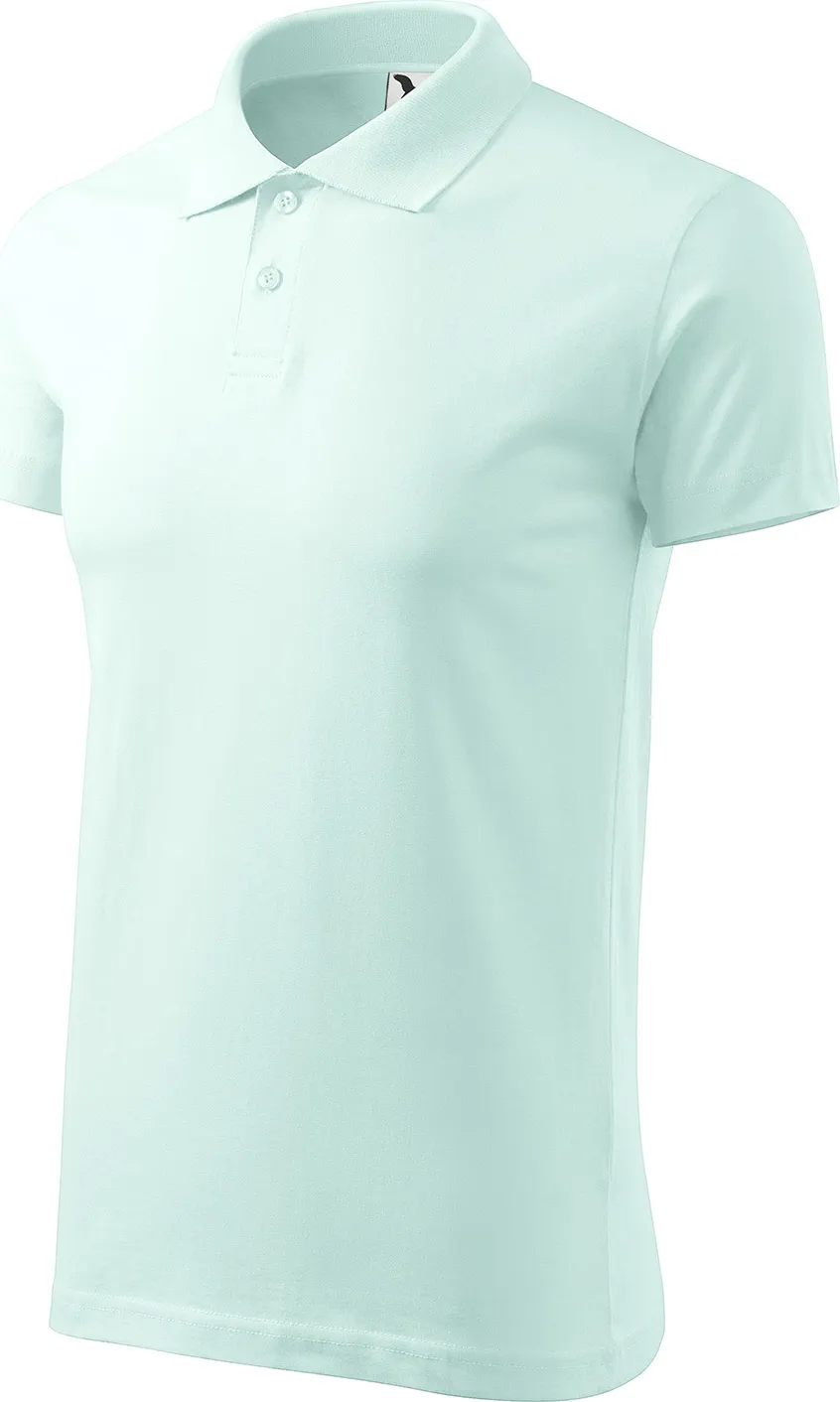 malfini-202-single-j-polohemd-herren-frost-left-3 MALFINI Polohemd Single J. 202
