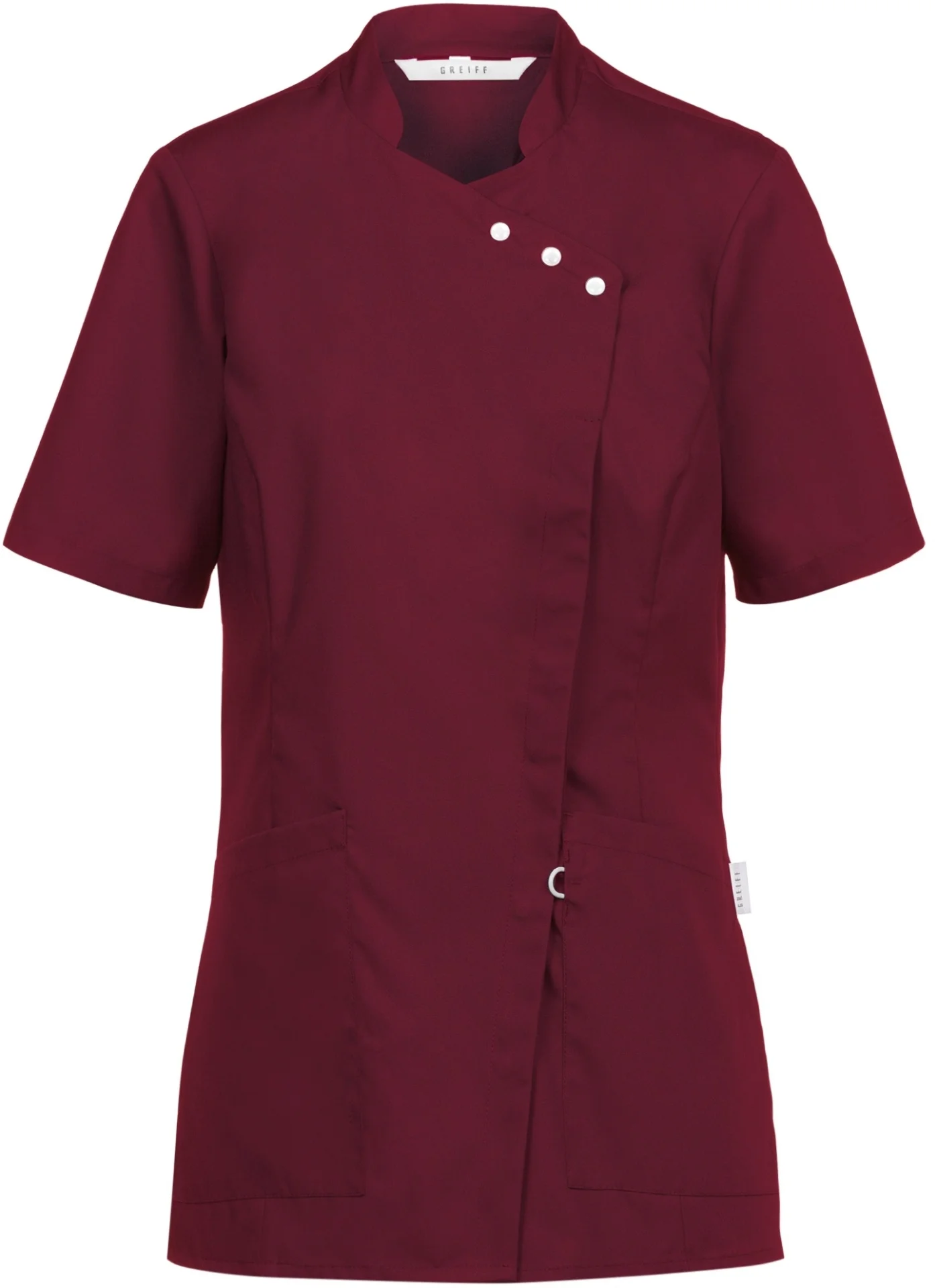 greiff-5110-damen-kasack-rf_6560_bordeaux-front-2 GREIFF Damen Kasack mit TENCEL™ Lyocellfasern