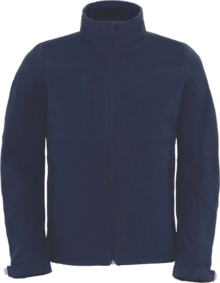 BC-JM950-Hooded-Softshell-men-navy-3 B&C Hooded Softshelljacke Men