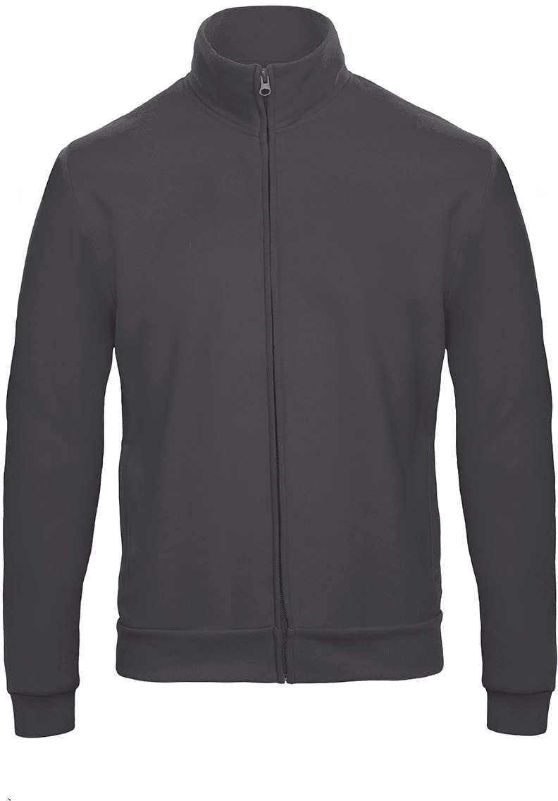 BC-WUI26-ID206-anthracite-0 B&C ID.206 Sweat-Jacket 50/50