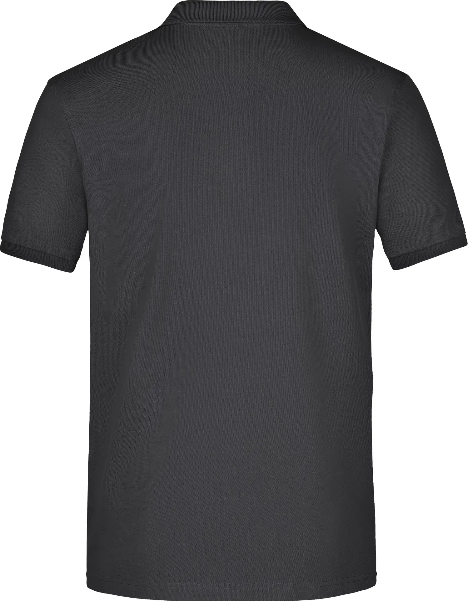 jn710-mens-elastic-poloshirt-pique-black-back-5 James & Nicholson Men`s Elastic Polo Piqué