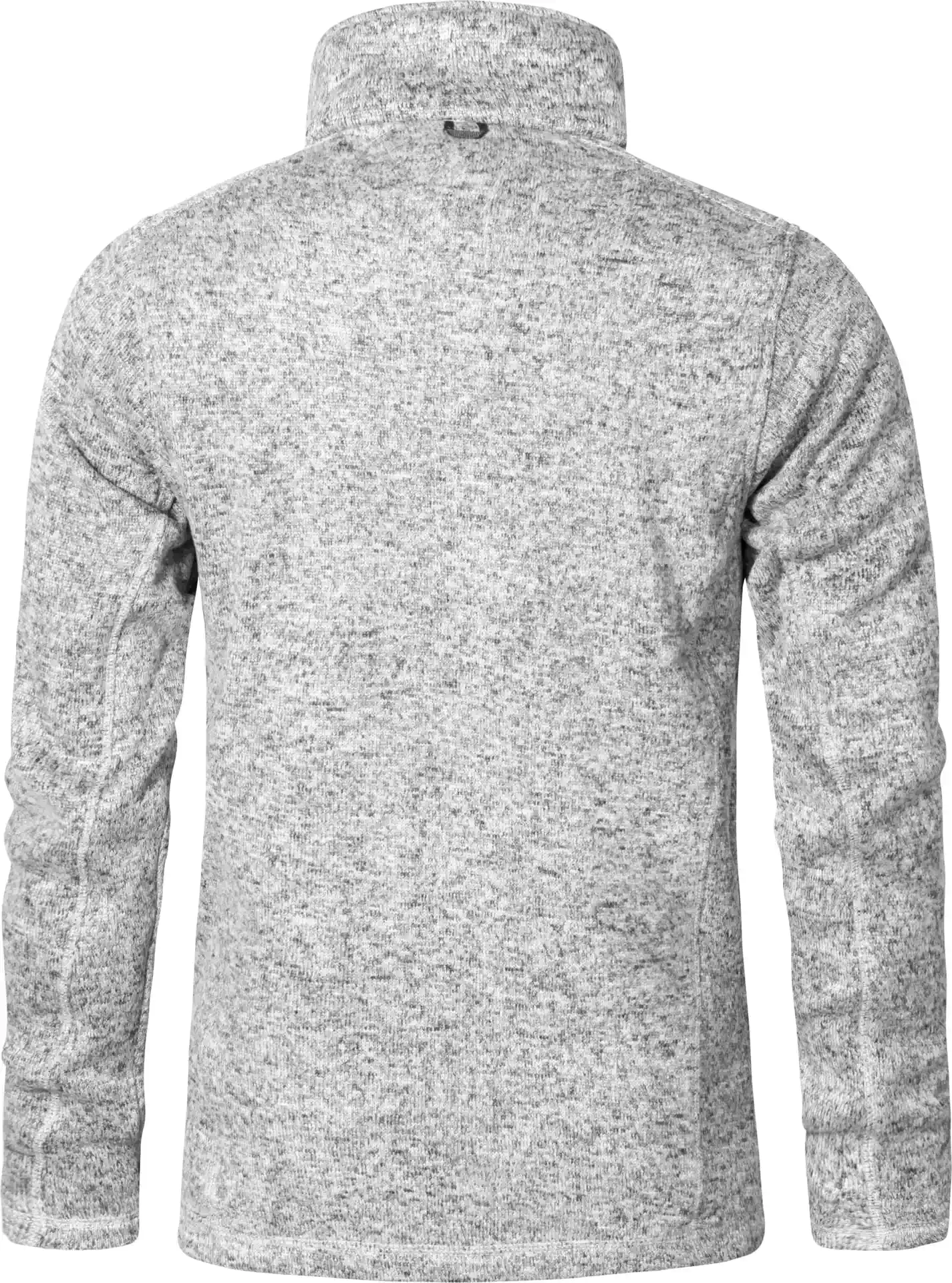 promodoro-7720-mens-knit-fleece-jacket-heathergrey-back-6 Promodoro Men's Knit Fleece Jacket C+