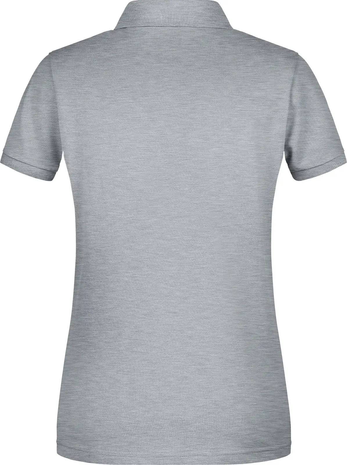 JN8009-ladies-basic-poloshirt-greyheather-back-5 James & Nicholson Ladies Basic Polo