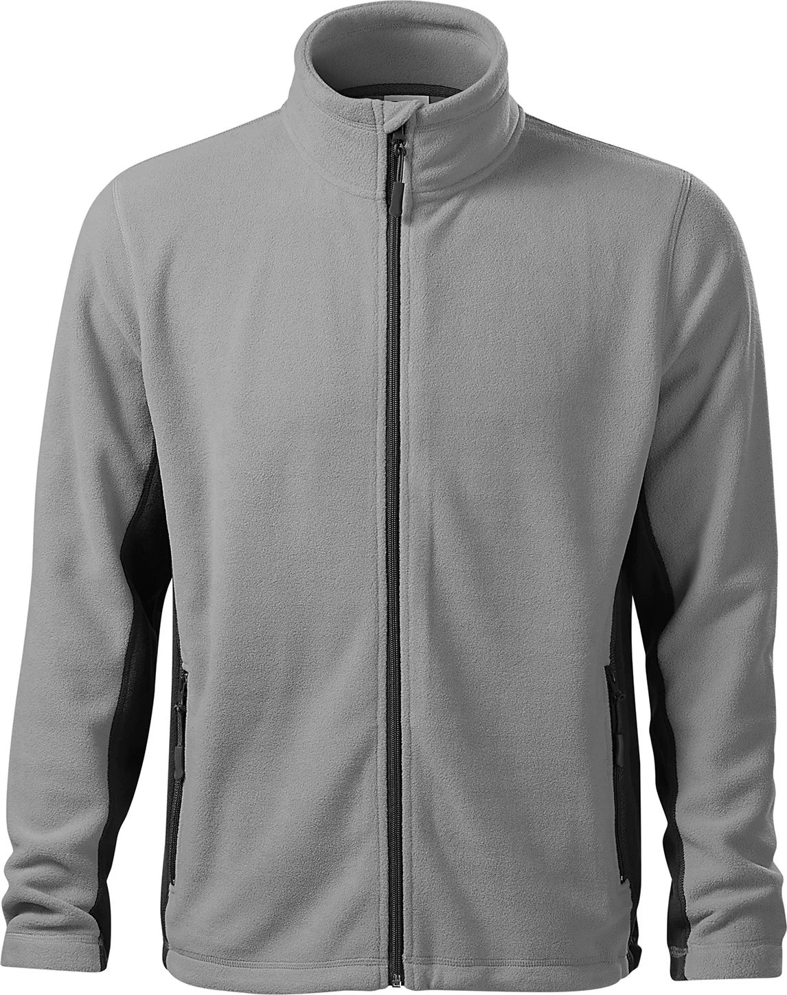 malfini-527-frosty-fleece-herren-hellgrau-front-2 MALFINI Fleecejacke Frosty 527