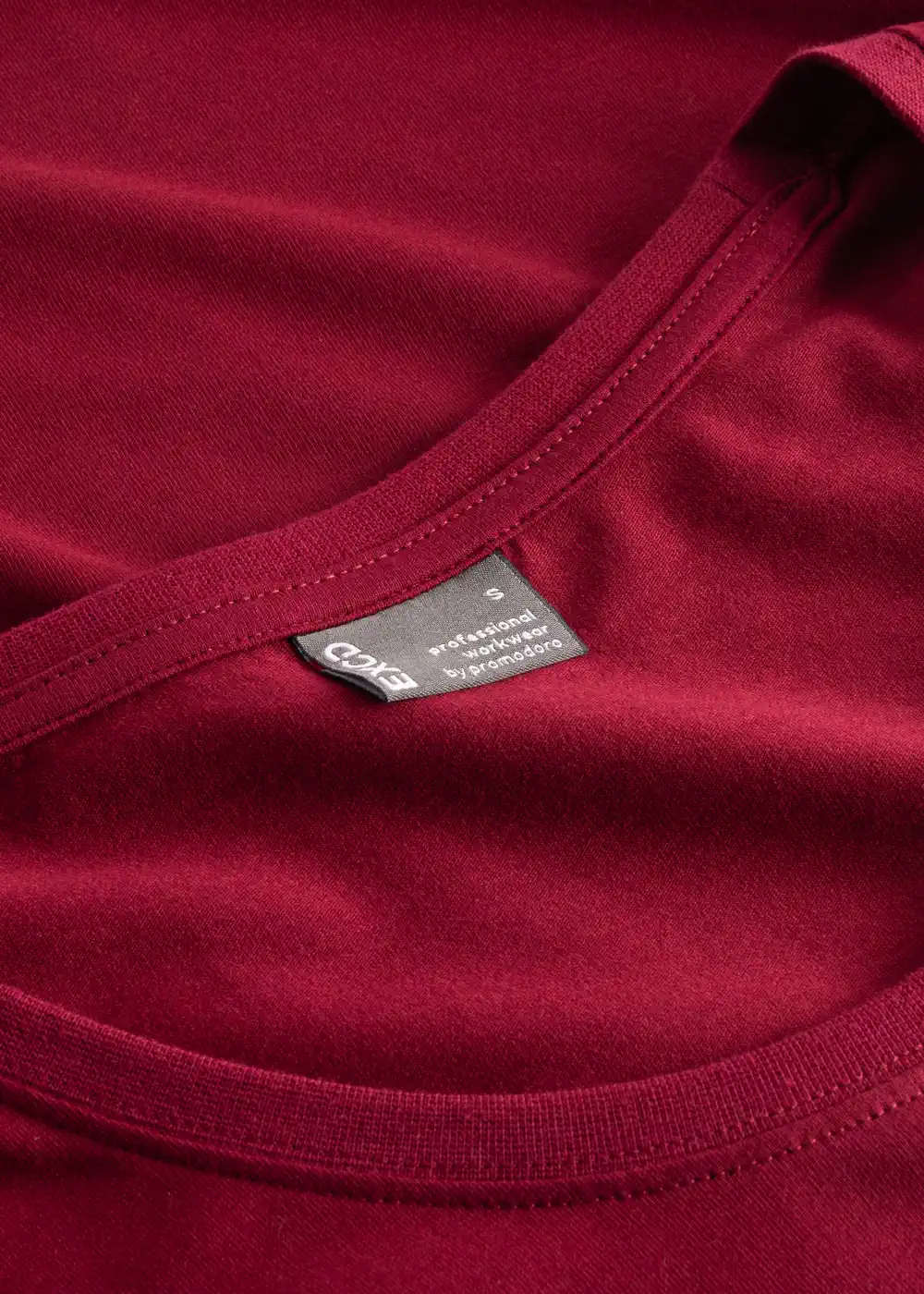 promodoro-4095-womens-t-shirt-long-sleeve-granat-detail-7 Promodoro EXCD Women's T-Shirt Longsleeve