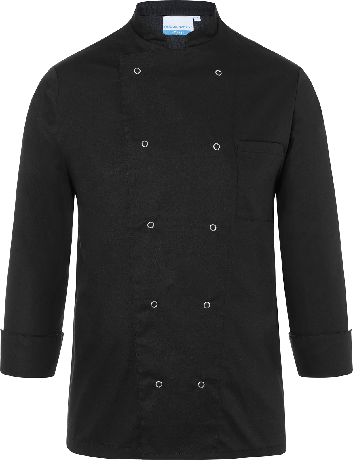 karlowsky-bjm2-basic-kochjacke-black-front-3 KARLOWSKY Basic Kochjacke