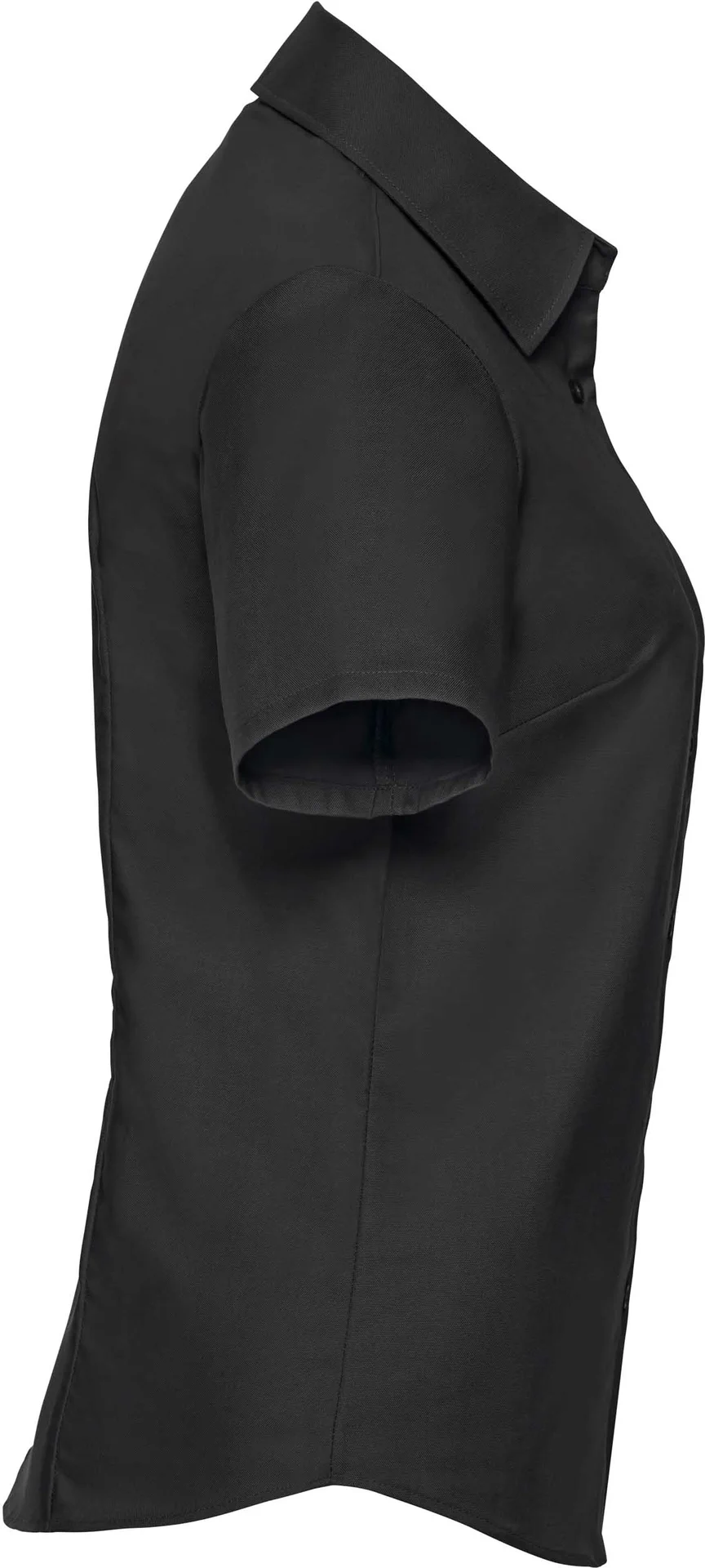 russell-r933f-ladies-short-sleeve-easy-care-oxford-shirt-black-side-4 Russell Ladies Short Sleeve Easy Care Oxford Shirt