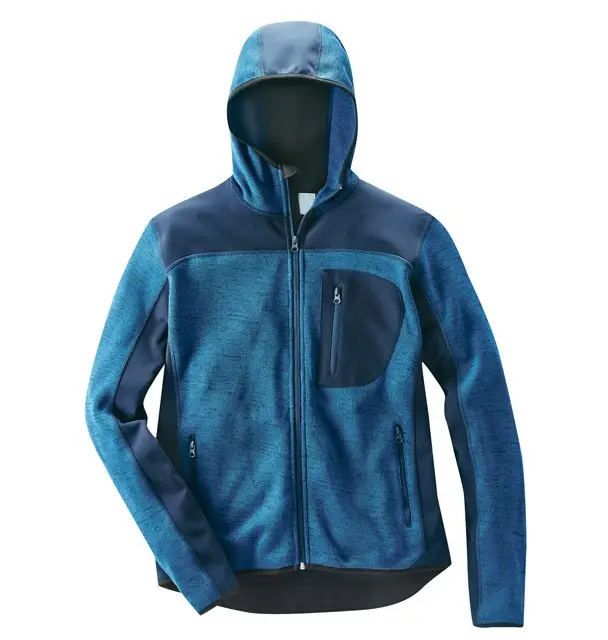 blau meliert/schwarz
