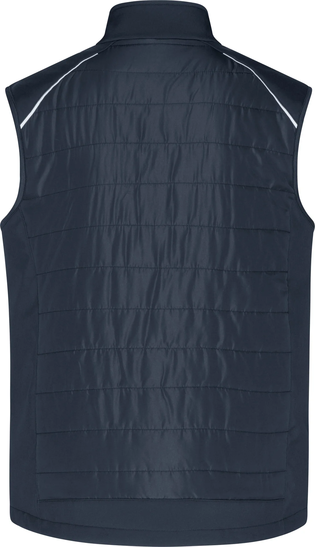 jn1822-mens-hybrid-vest-carbon-carbon-back-5 James & Nicholson Men's Hybrid Vest 1822