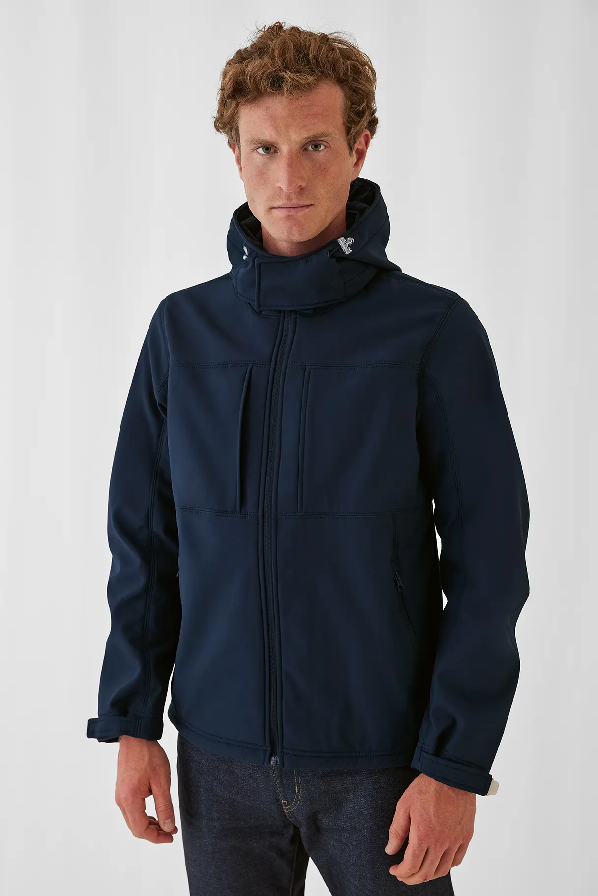 B&C Hooded Softshelljacke Men