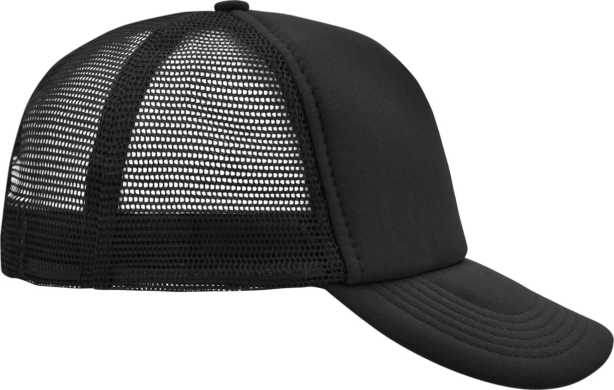 daiber-mb070-5-panel-polyester-mesh-cap-black-right-6 myrtle beach 5-Panel Polyester Mesh Cap