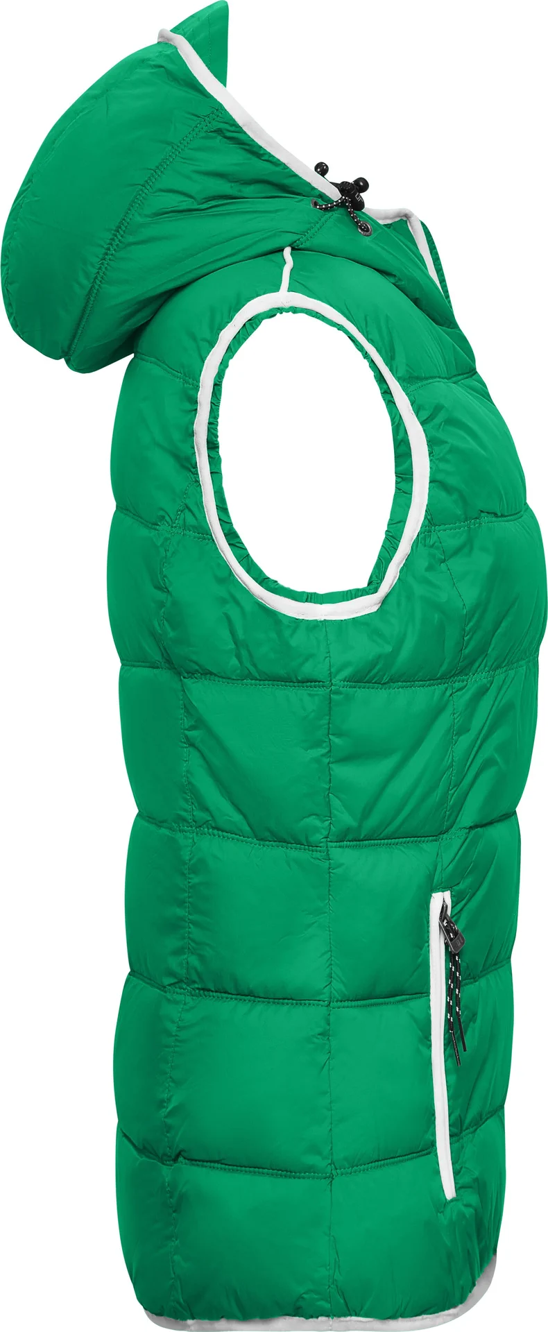 jn1075-ladies-maritime-vest-irishgreen-white-right-6 James & Nicholson Ladies Maritime Vest