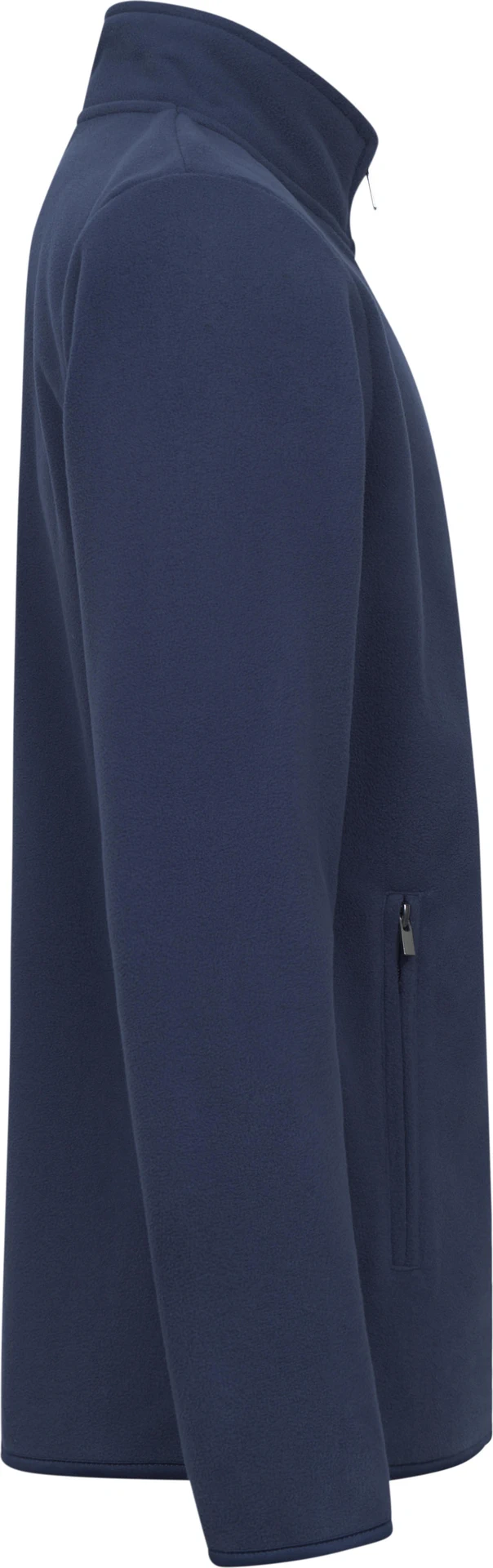 promodoro-7961-mens-double-fleece-jacket-navy-aqua-side-5 Promodoro Men's Double Fleece Jacket