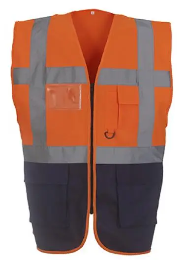 hi-vis orange/navy