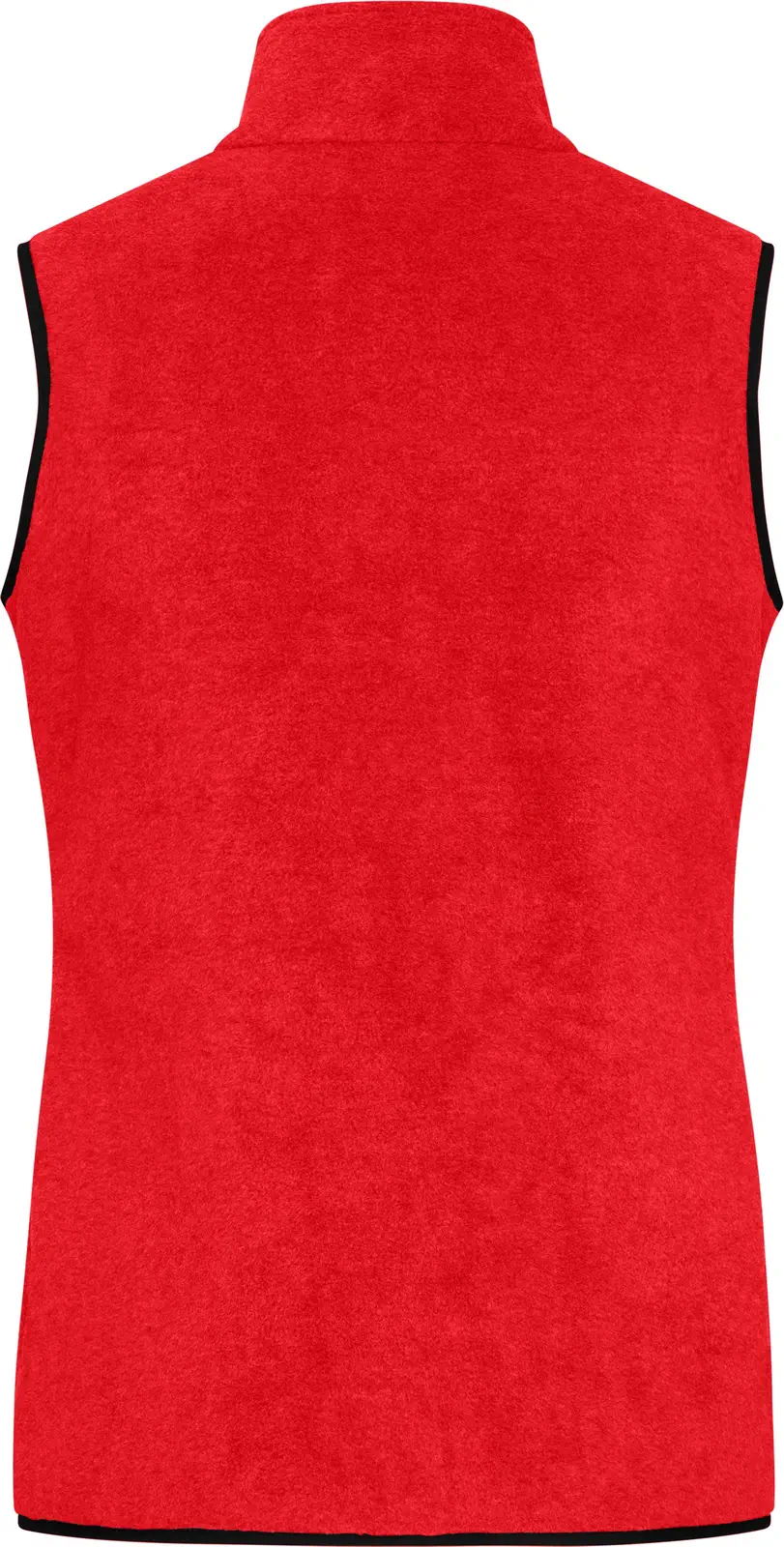 jn1309-ladies-fleece-vest-red-black-back-5 James & Nicholson Ladies´ Fleece Vest