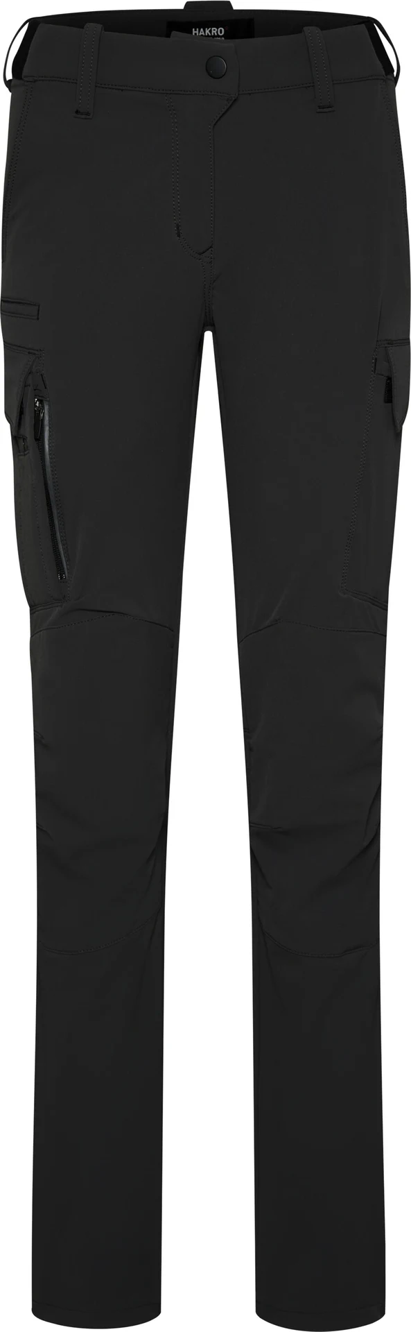 hakro-744-damen-cargo-funktionshose-x-stretch-schwarz-front-1 HAKRO Damen Cargo-Funktionshose 744 X-Stretch
