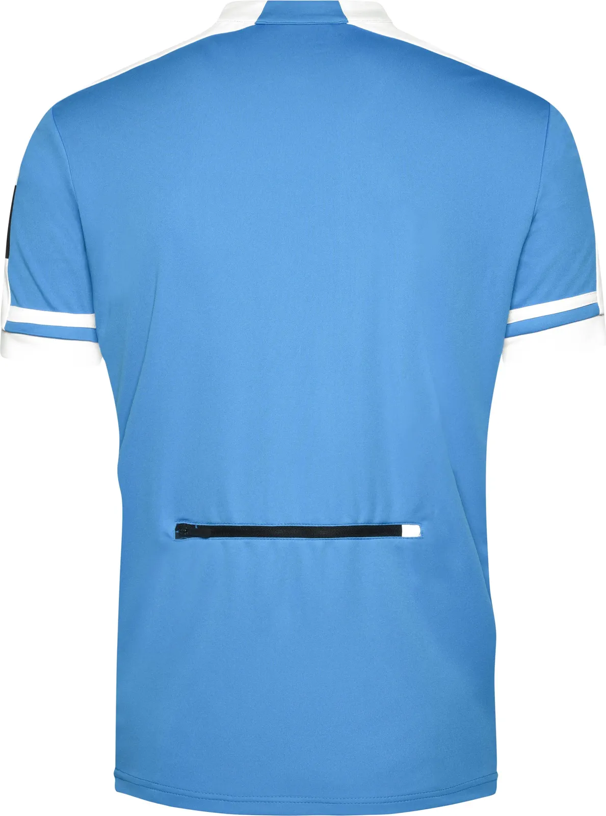 jn452-mens-bike-t-shirt-half-zip-cobalt-back-5 James & Nicholson Men's Bike-T Half Zip