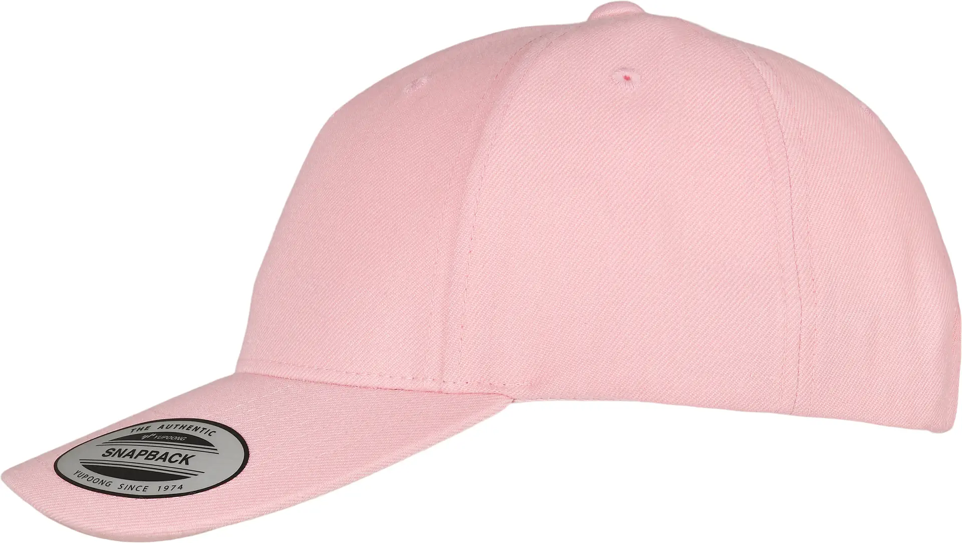 flexfit-5789m-yp-classics-5-panel-premium-curved-visor-snapback-cap-prismpink-left-7 FLEXFIT YP Classics 5-Panel Premium Curved Visor Snapback Cap