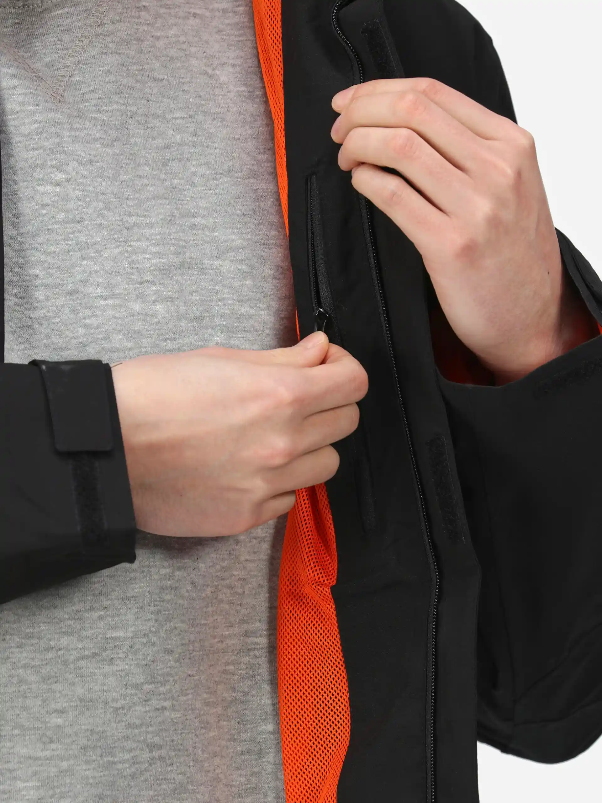regatta-trw511-x-pro-exosphere-ii-shell-jacket-black-magma-orange-detail-6 Regatta X-Pro Exosphere II Shell Jacket
