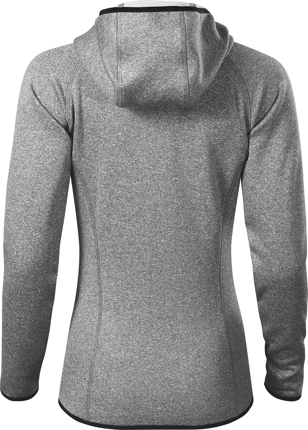 malfini-418-direct-stretch-fleece-damen-dunkelgrau-meliert-back-5 MALFINI Fleecejacke Damen Direct 418