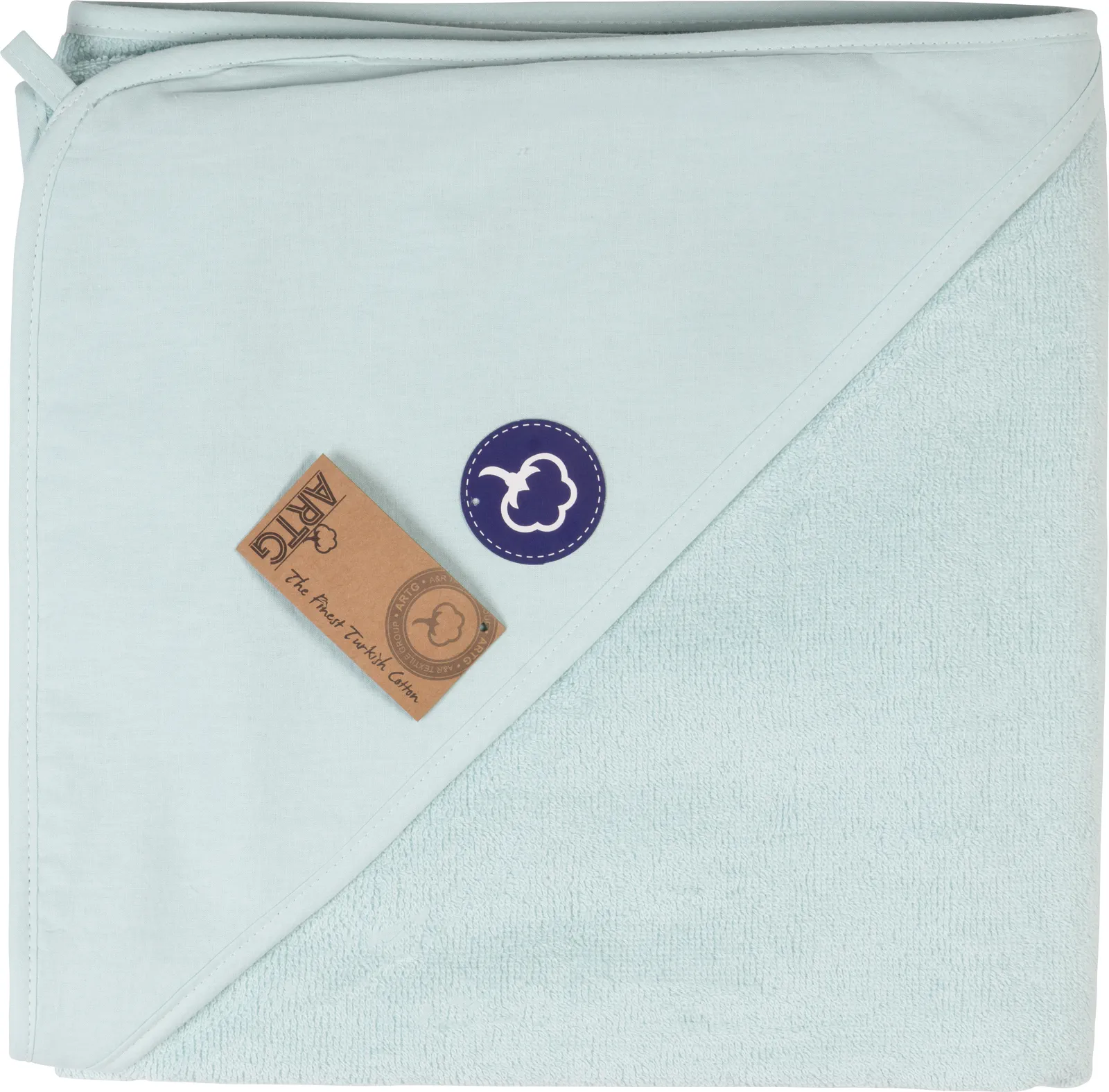 artg-ar732-print-me-baby-hooded-towel-mintgreen-front-2 ARTG PRINT-Me® Baby Hooded Towel