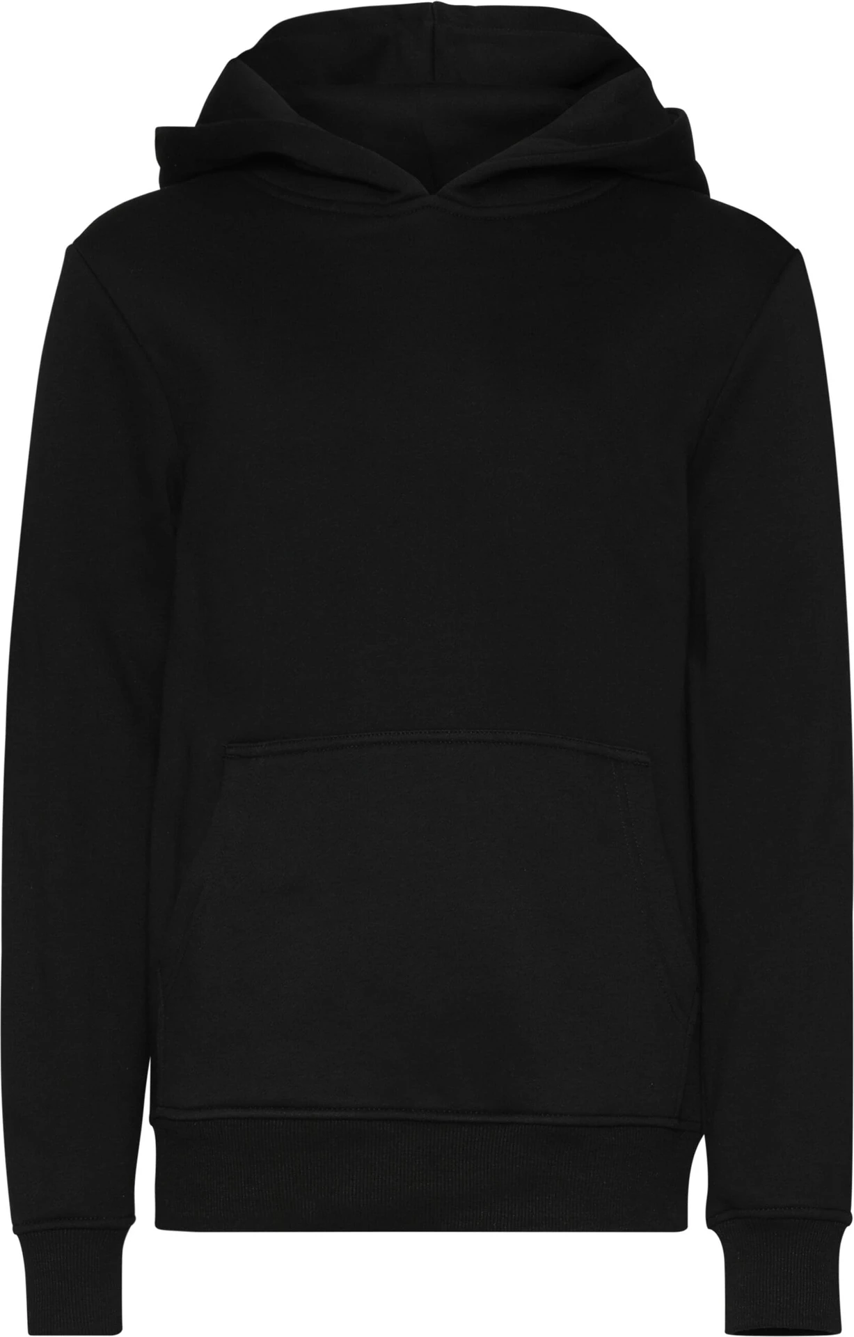 BYB-BY117-kids-basic-hoody-black-front-4 Build Your Brand Kids Basic Hoody