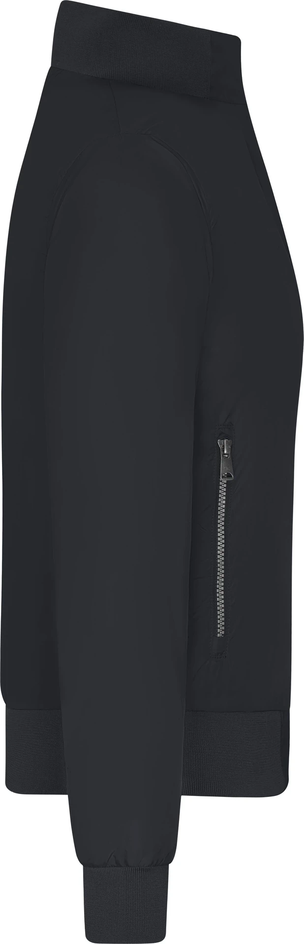 jn1335-ladies-blouson-black-silver-right-6 James & Nicholson Ladies´ Reversible Blouson