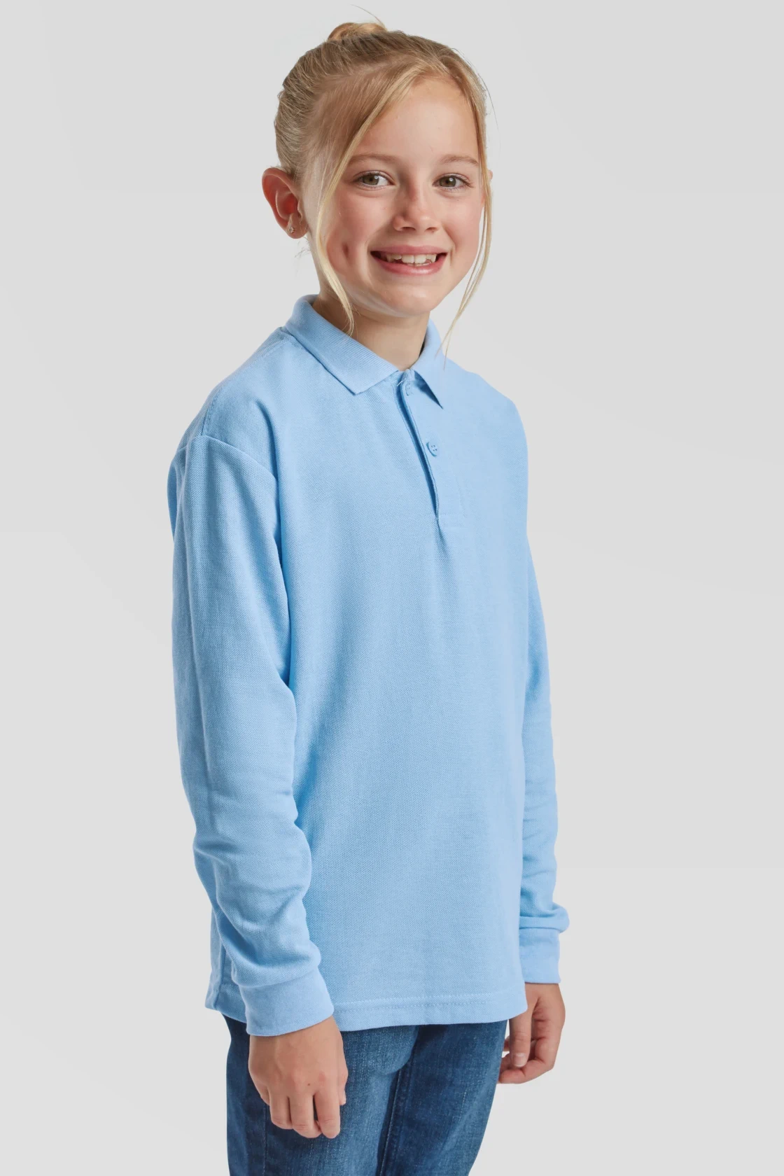 F.O.L. Long Sleeve 65/35 Polo Kids