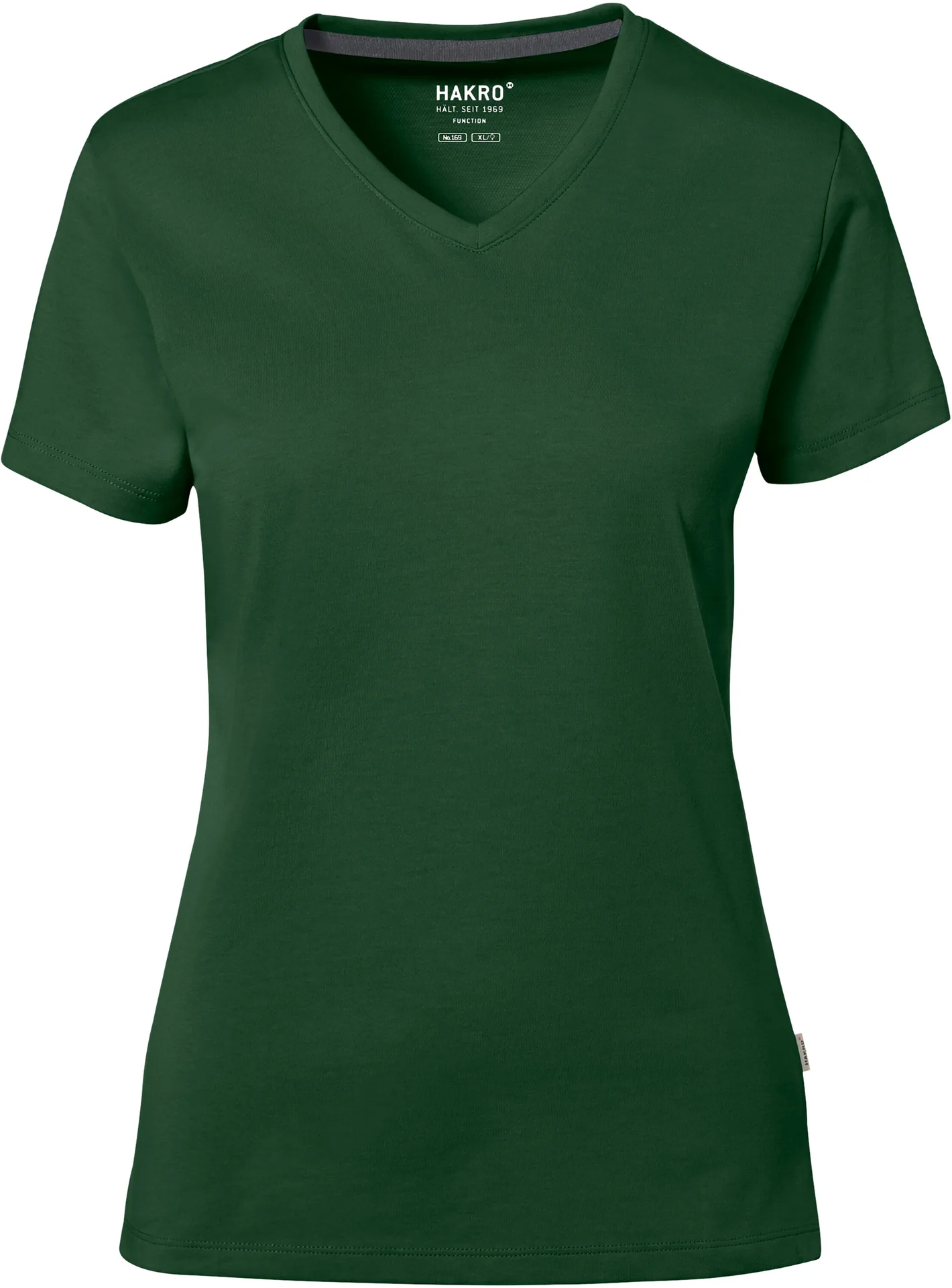 HAKRO Damen-V-Shirt 169 Cotton-Tec