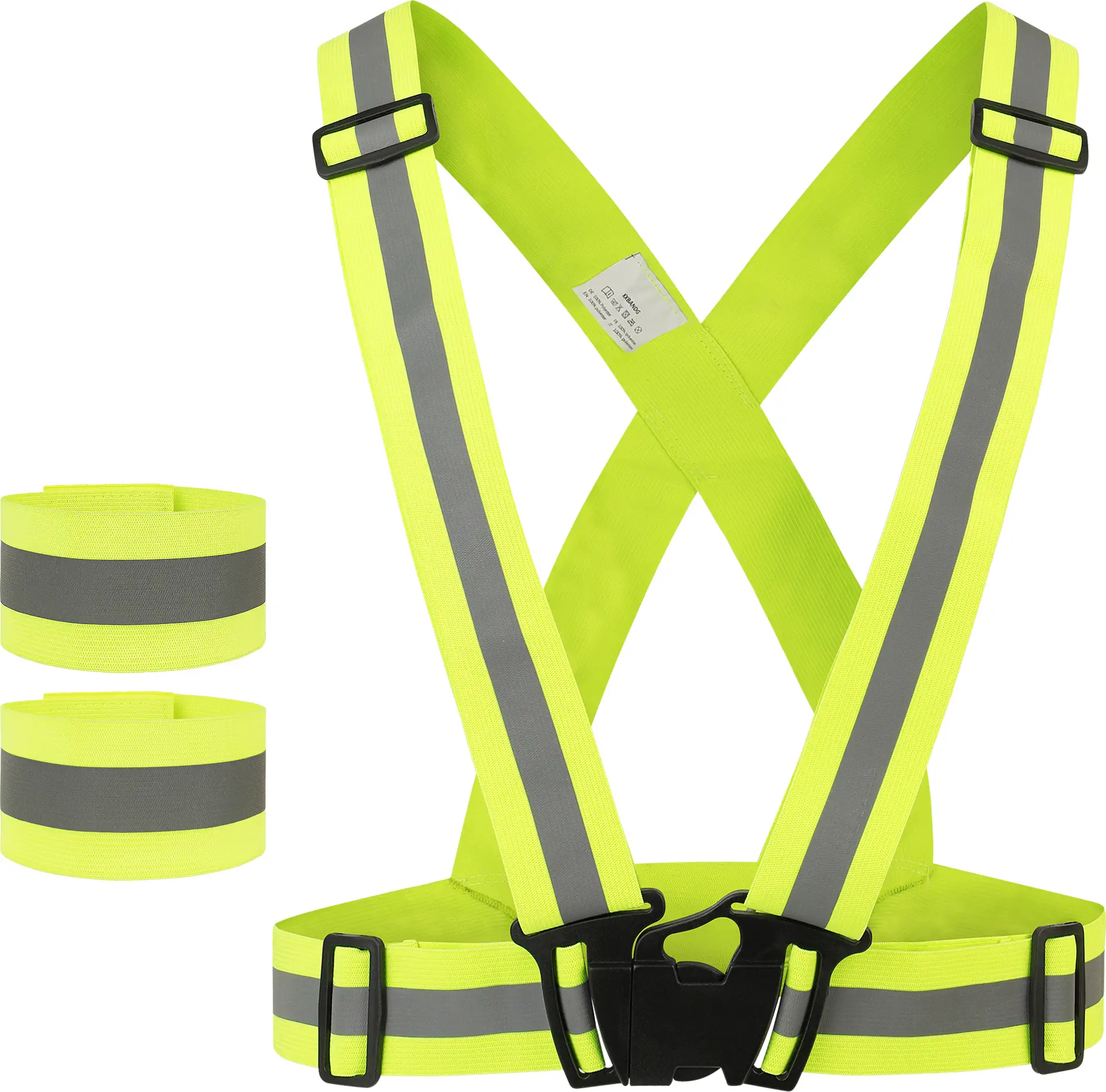 korntex-kxband-elastic-hi-vis-body-belt-glarus-signalyellow-front-3 Korntex Funktionales Hi-Vis Accessoires Set Brunn